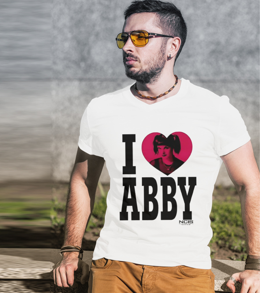 I Love Abby NCIS Pauley Perrette Fan Merchandise T-Shirt