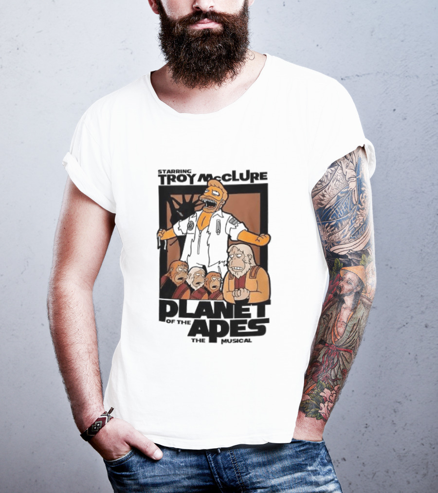 Starring Troy McClure Planet Of The Apes The Musical T-Shirt