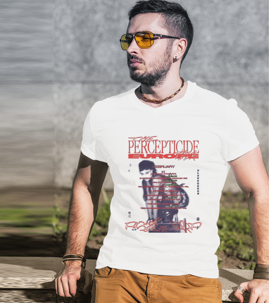 PERCEPTICIDE Europe Tour 2026 Dates And Locations T-Shirt