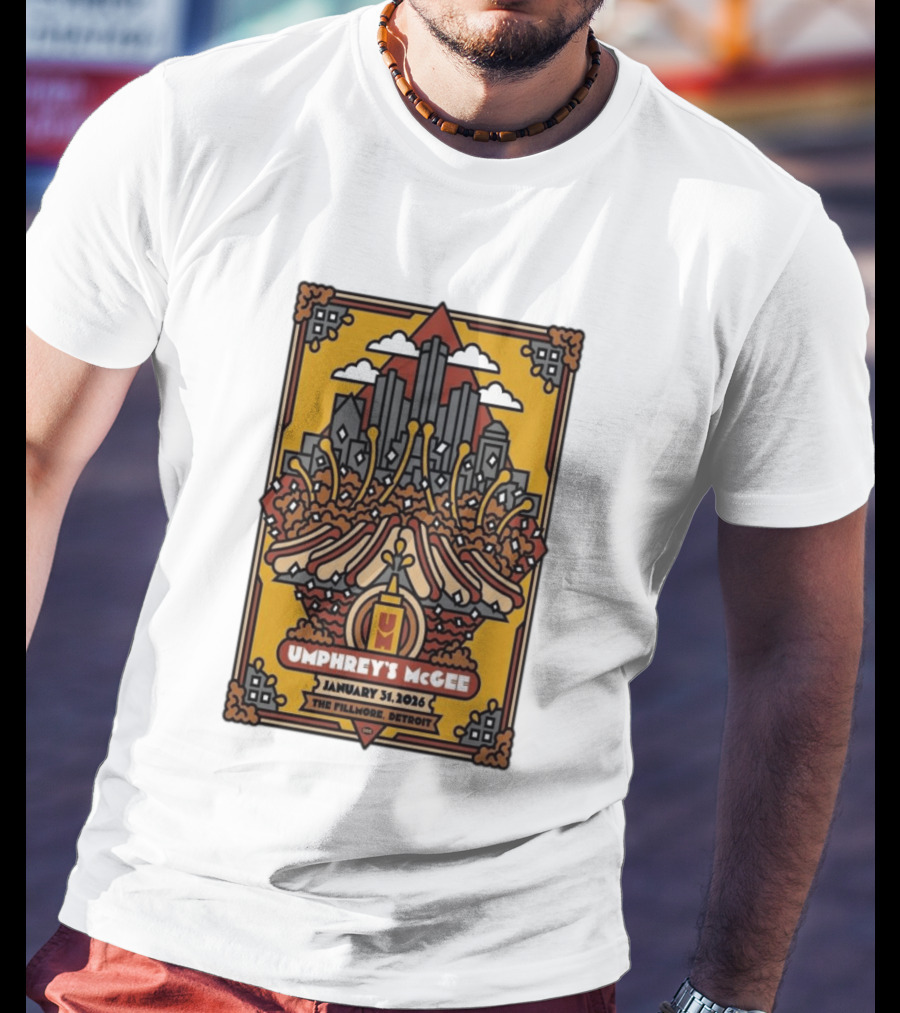 Umphrey's McGee January 31 2026 The Fillmore Detroit Concert T-Shirt