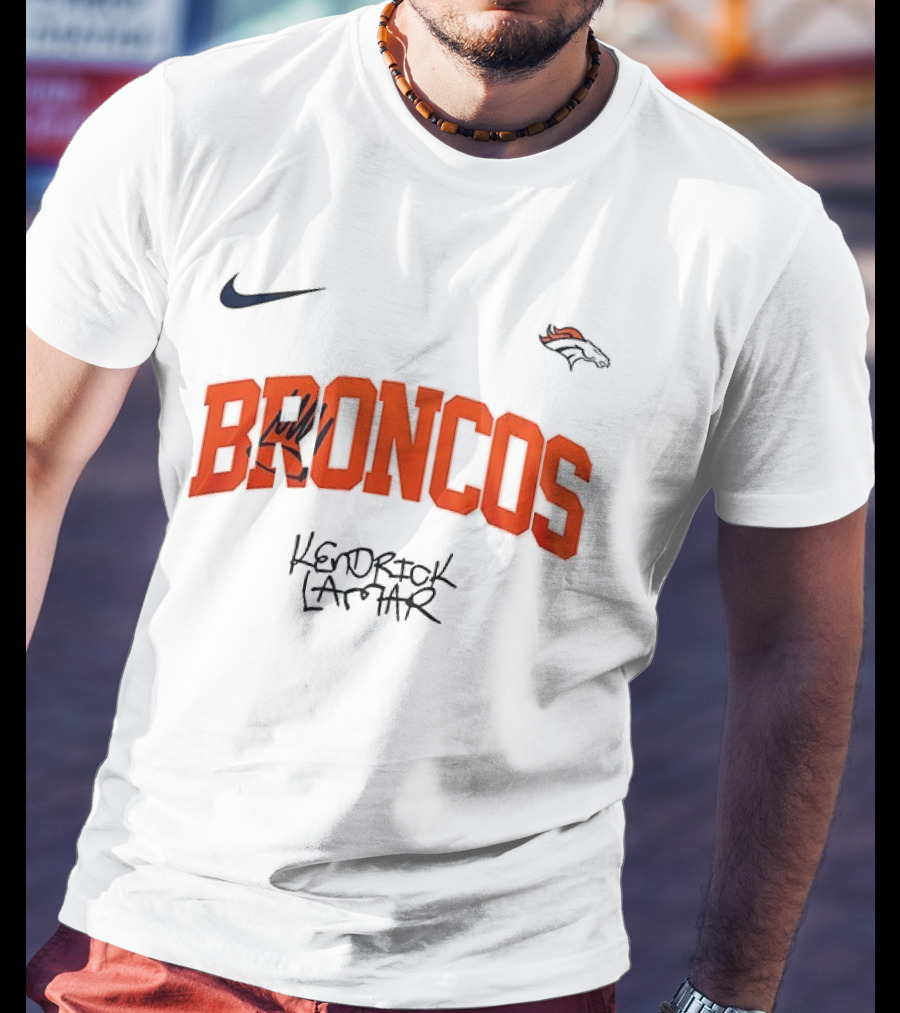 Nike Denver Broncos Kendrick Lamar King Kunta Collaboration T-Shirt