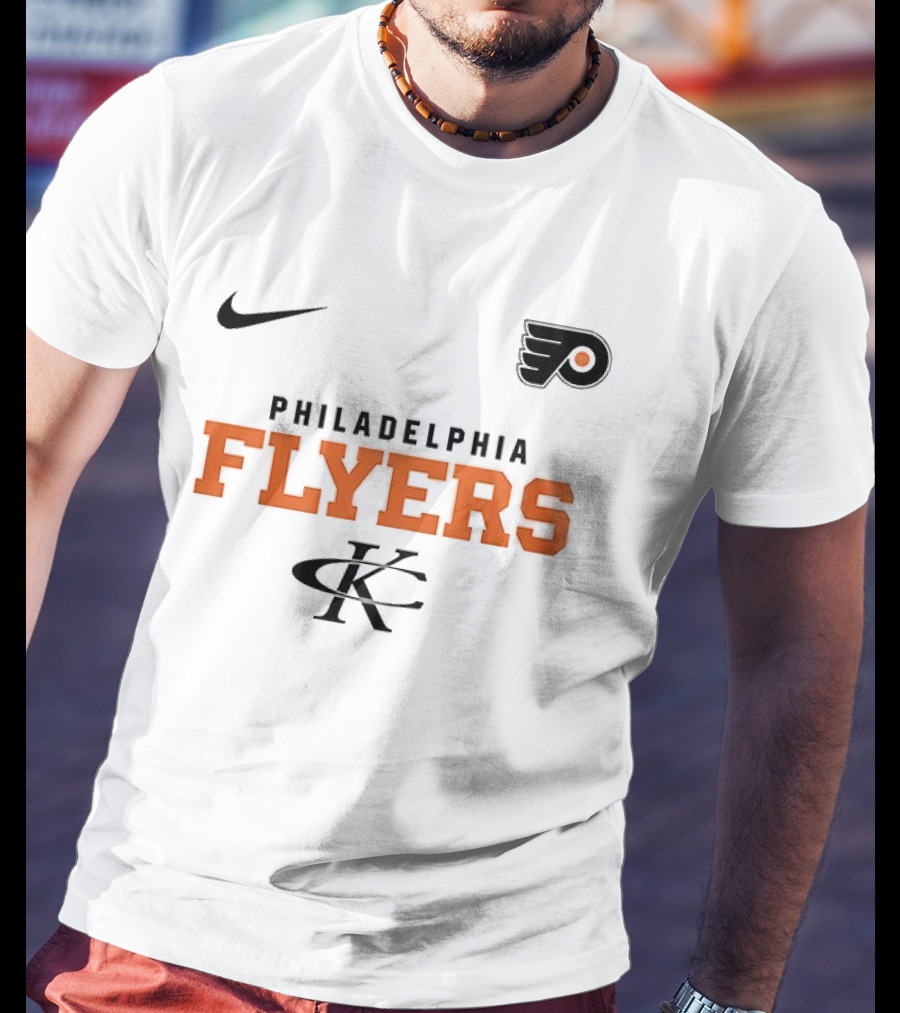 Philadelphia Flyers Kenny Chesney No Shoes Nation Tour Nike Collaboration T-Shirt