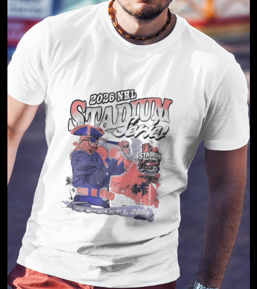 Tampa Bay Buccaneers Stadium Series 2026 Feb 1 Pirate Captain T-Shirt
