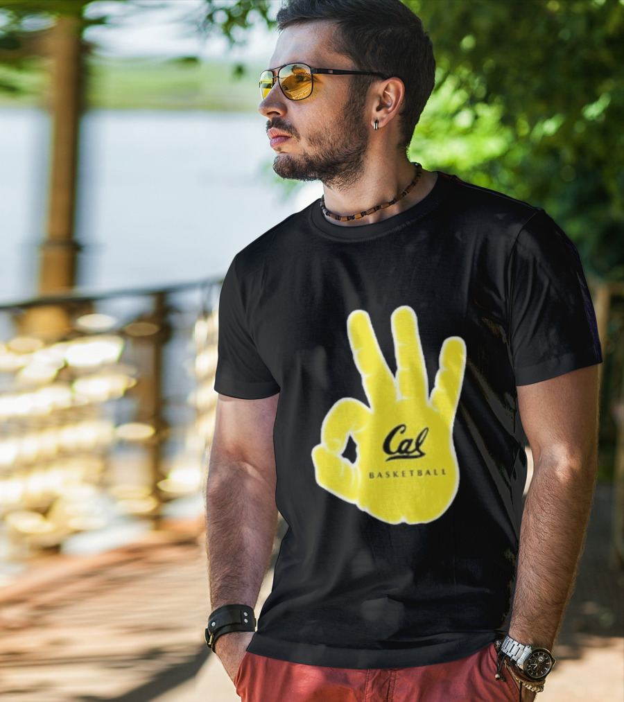 Cal Basketball Hand Sign California Golden Bears T-Shirt