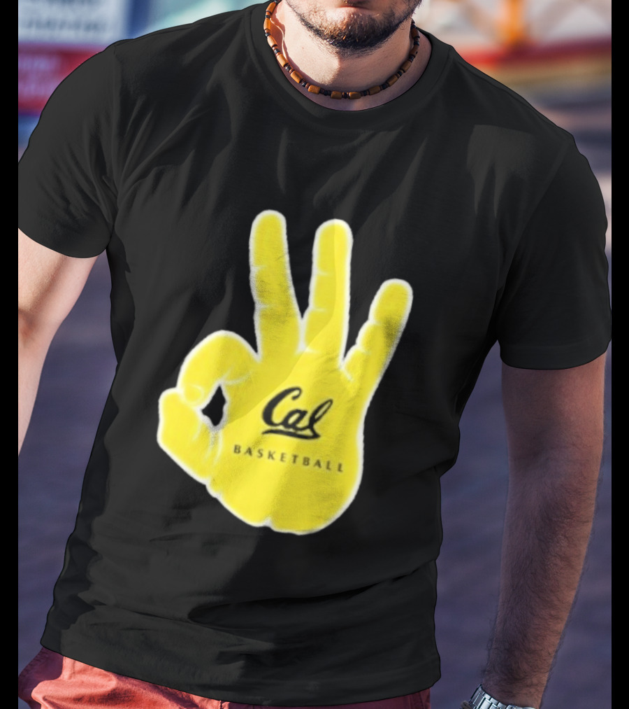 Cal Basketball Hand Sign California Golden Bears T-Shirt