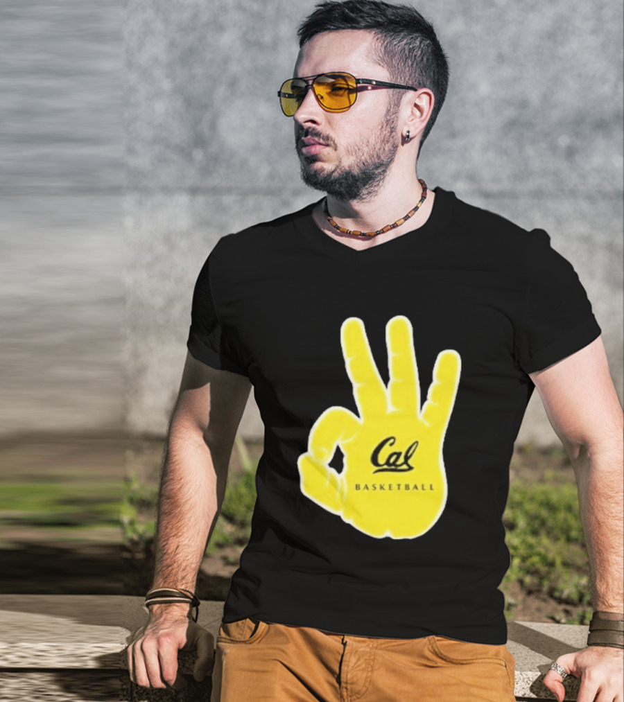 Cal Basketball Hand Sign California Golden Bears T-Shirt
