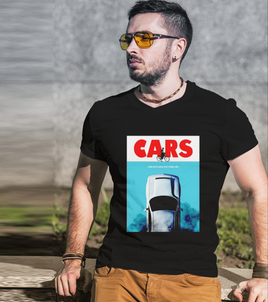 Cars I Think You're Gonna Need A Bigger Bike Jaws T-Shirt