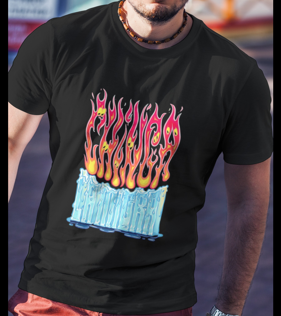 Chili Chimichanga Ice Fire Fusion Melting Pantera T-Shirt
