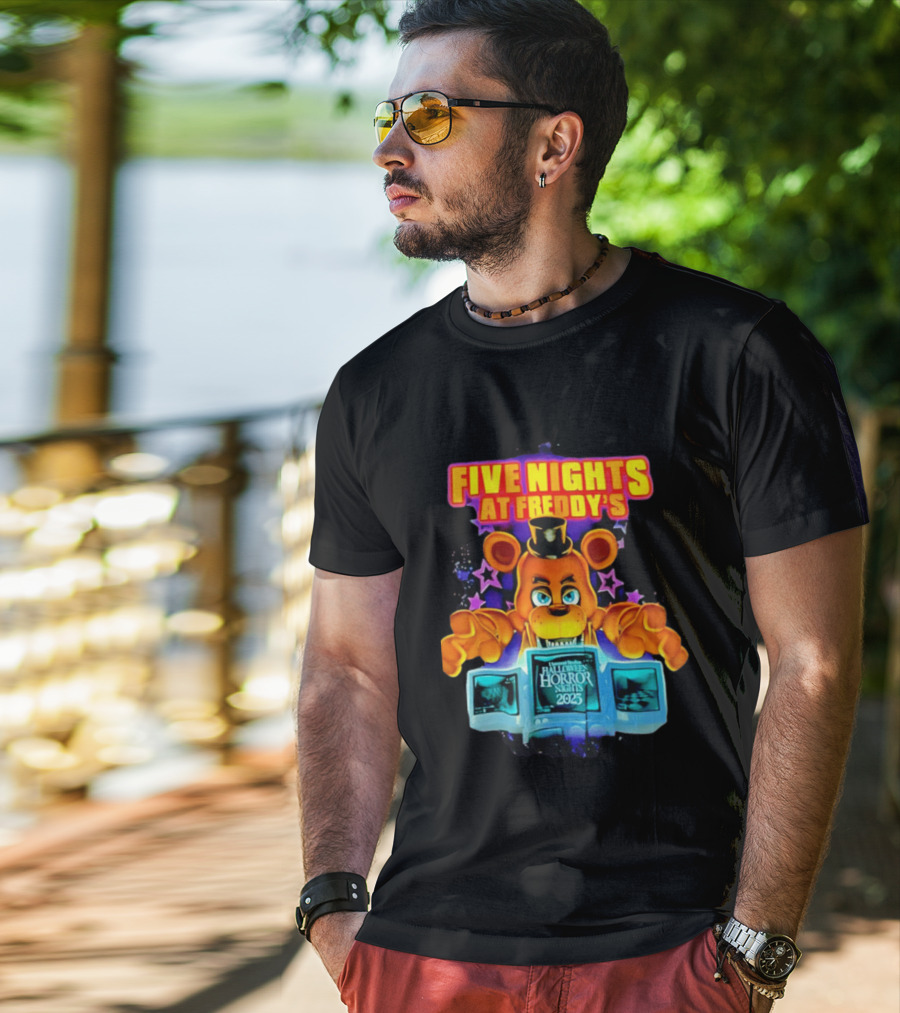 Five Nights At Freddy's Halloween Horror Nights 2025 Freddy Fazbear Animatronic T-Shirt