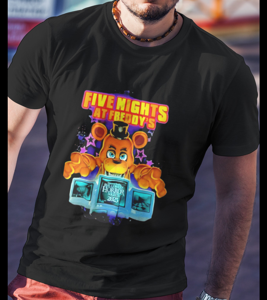 Five Nights At Freddy's Halloween Horror Nights 2025 Freddy Fazbear Animatronic T-Shirt