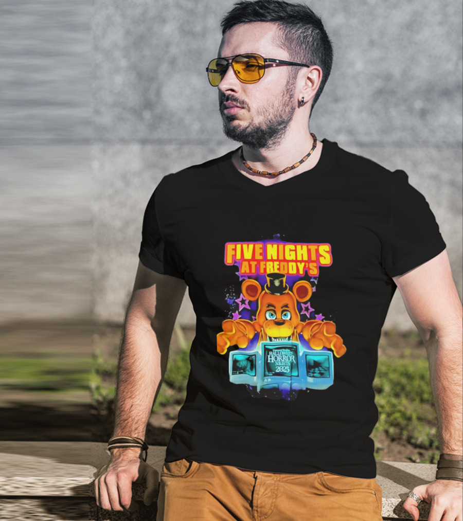 Five Nights At Freddy's Halloween Horror Nights 2025 Freddy Fazbear Animatronic T-Shirt