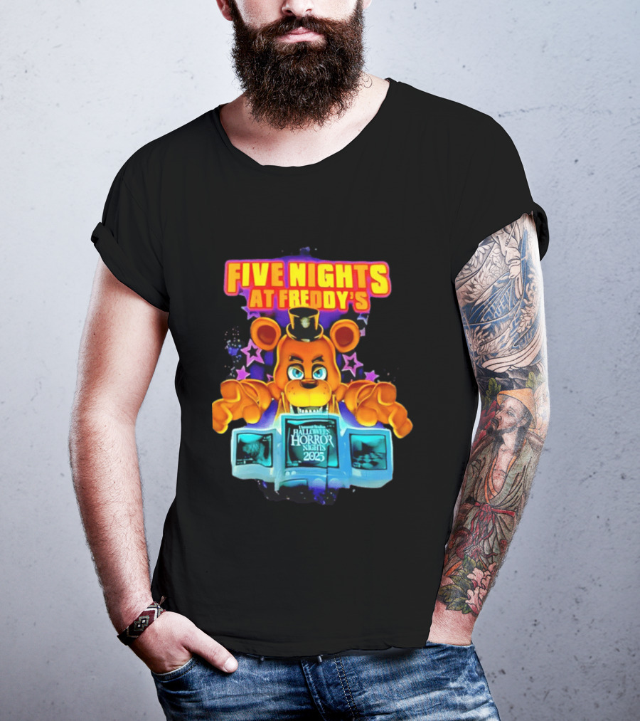 Five Nights At Freddy's Halloween Horror Nights 2025 Freddy Fazbear Animatronic T-Shirt