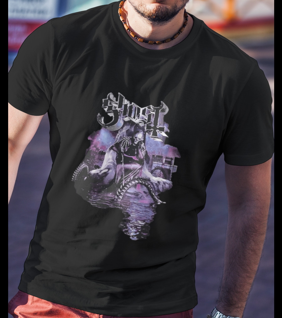 Ghost Montreal 2026 Skeleton Water Reflections Event New T-Shirt