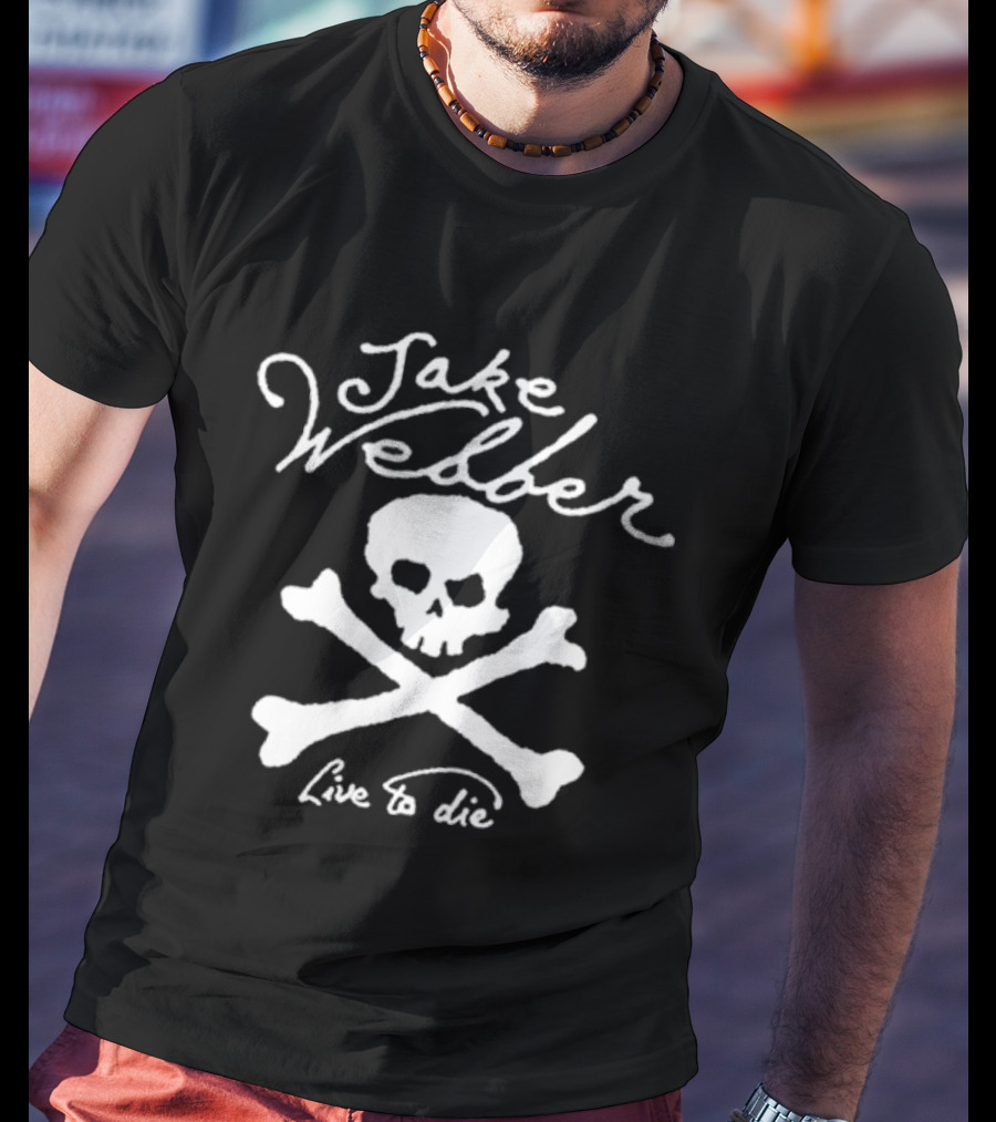 Jake Webber Skull Live To Die T-Shirt