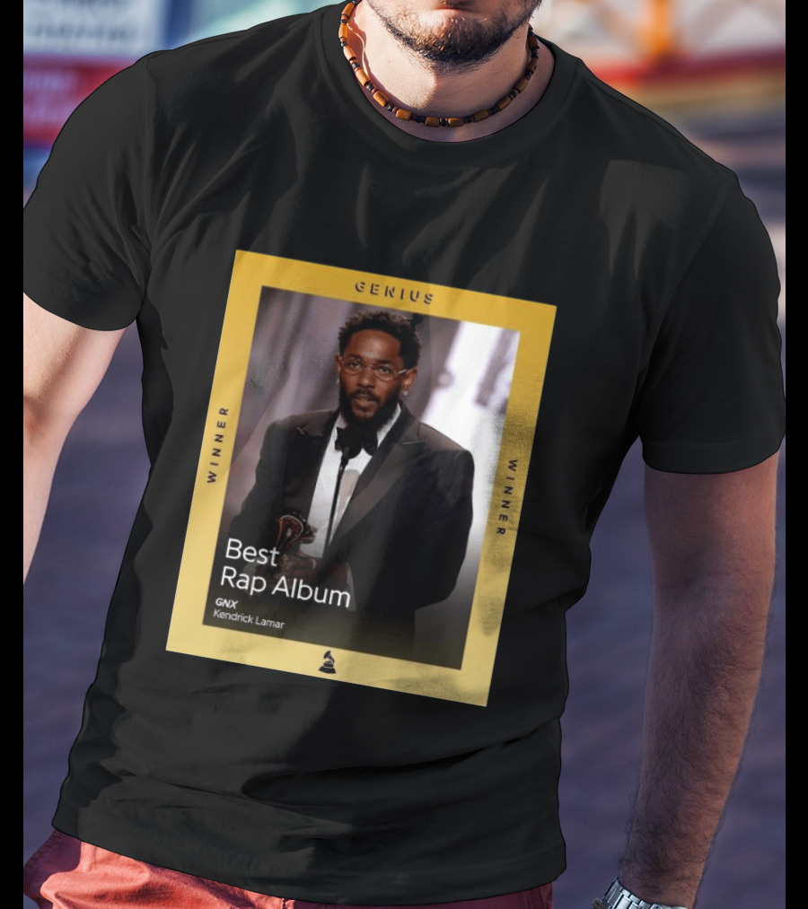 Genius Winner Kendrick Lamar Best Rap Album GNX T-Shirt