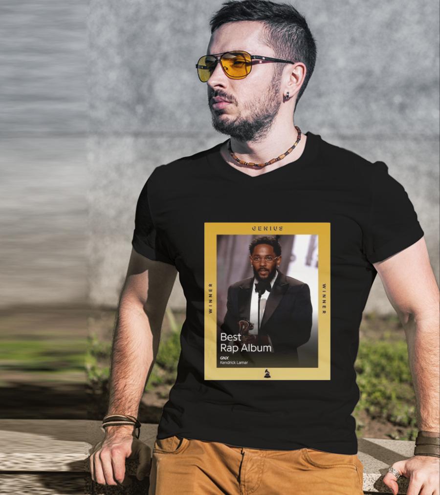 Genius Winner Kendrick Lamar Best Rap Album GNX T-Shirt