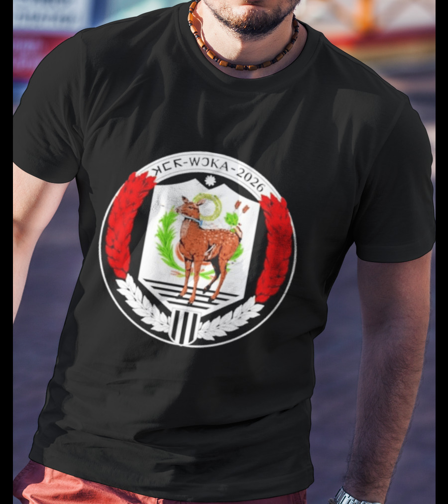 My Chemical Romance Peru Moat Deer 2026 Red Wreath T-Shirt