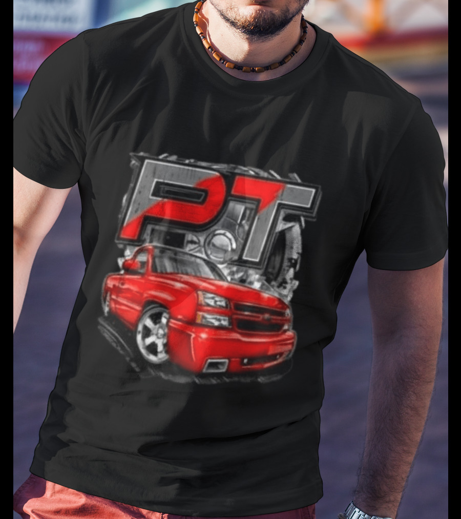 PT Project Torque INTIMIDATOR SS CLONE Red Pickup T-Shirt