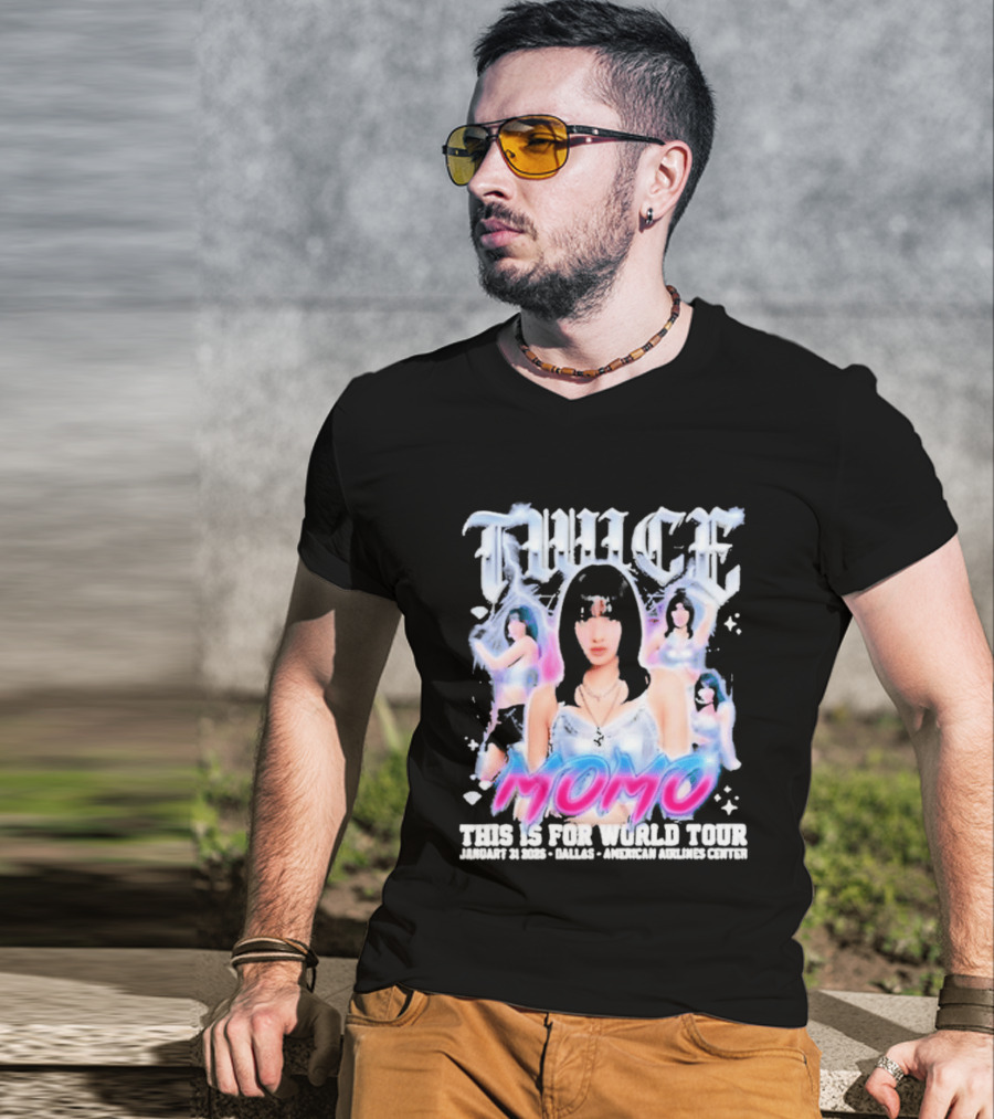TWICE Momo This Is For World Tour August 17 2019 Kuala Lumpur Axiata Arena Concert T-Shirt