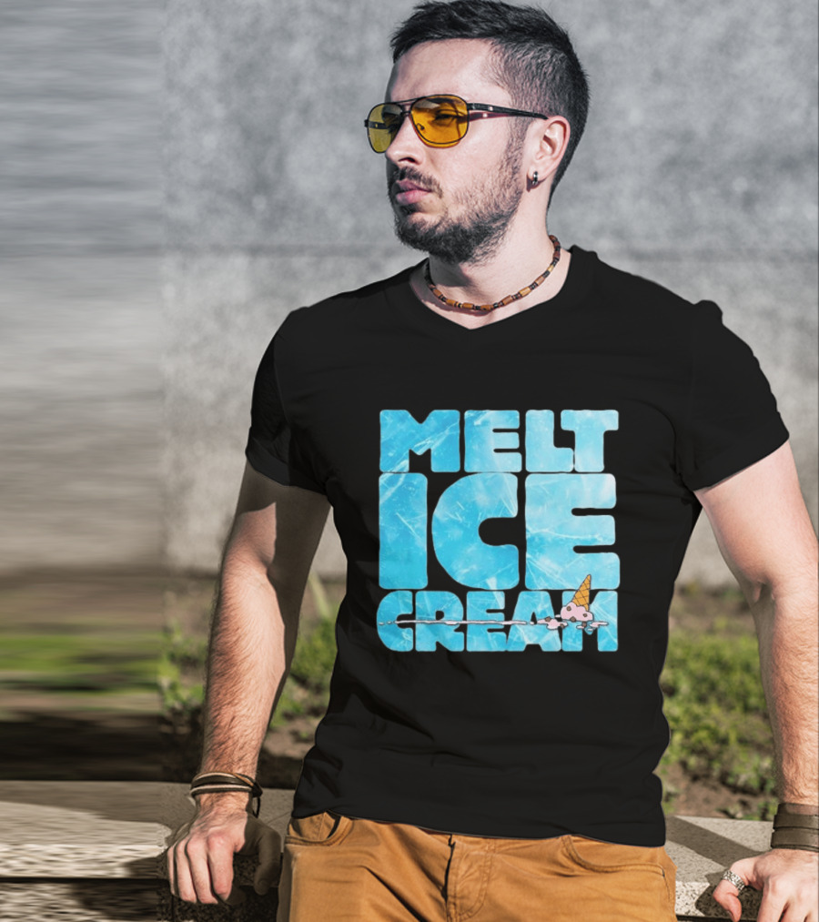 Ben & Jerry's Melt Ice Cream Frozen Treat Humor T-Shirt