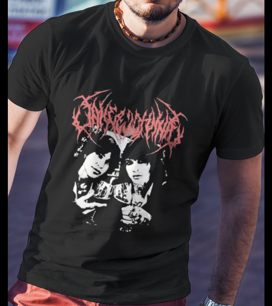 Jake Webber JNJ Metal Band Inspired Art With Dual Portraits T-Shirt