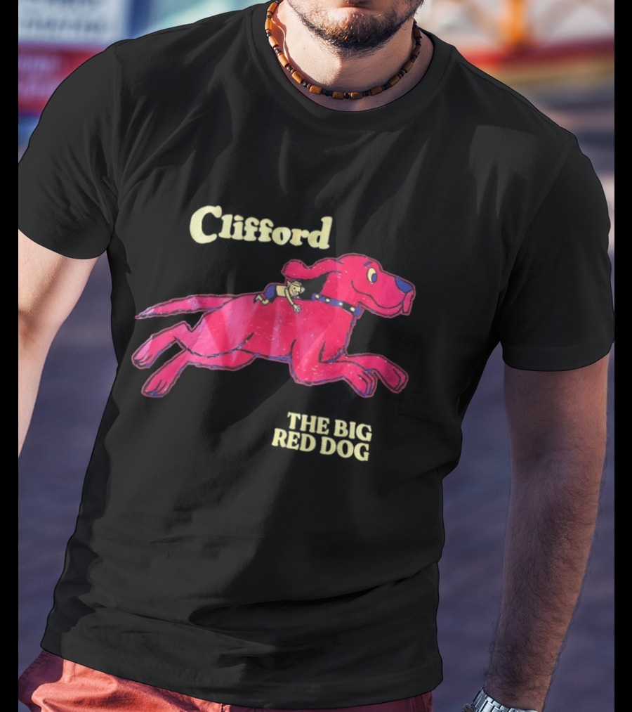 Clifford The Big Red Dog Running With Emily Elizabeth Classic Kids T-Shirt