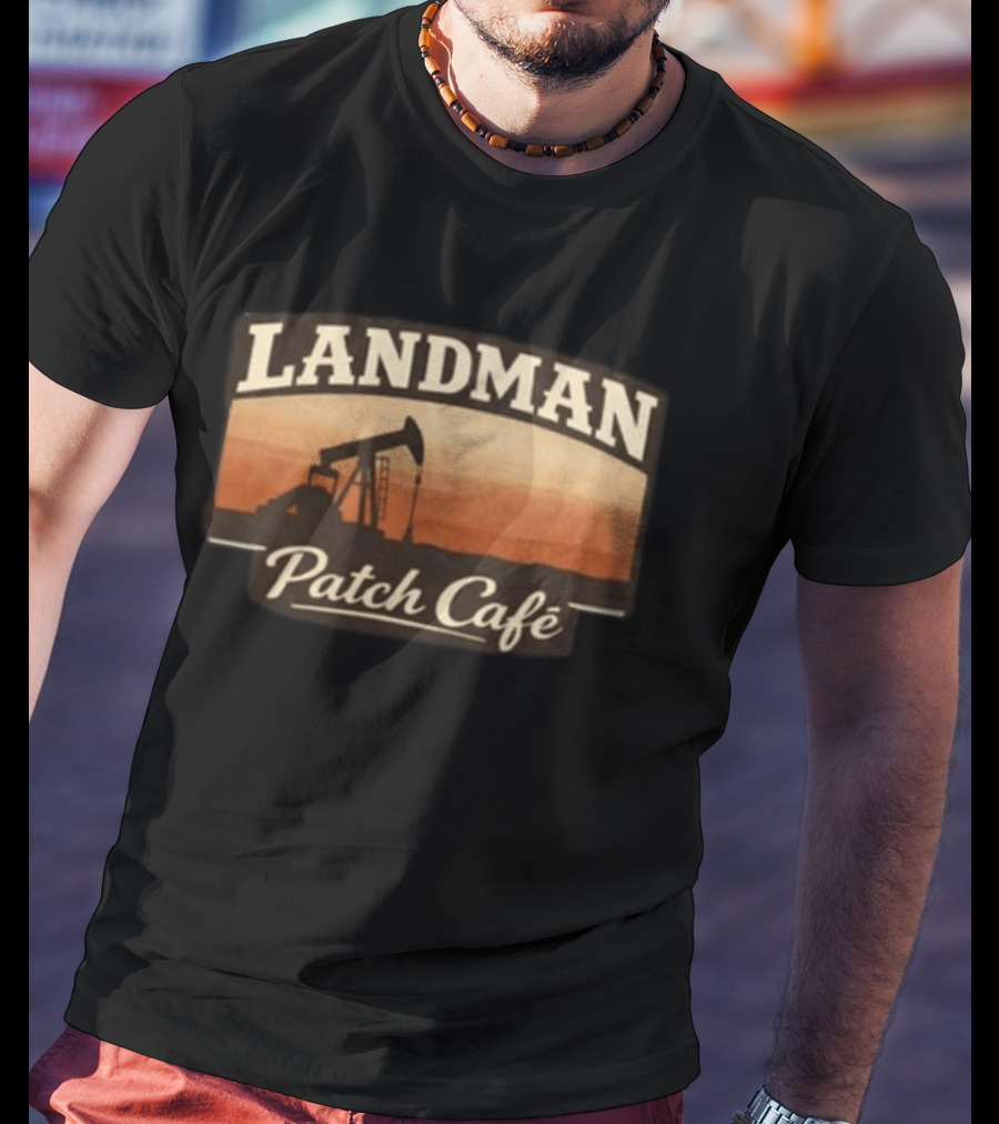 Landman Patch Café Oilfield T-Shirt