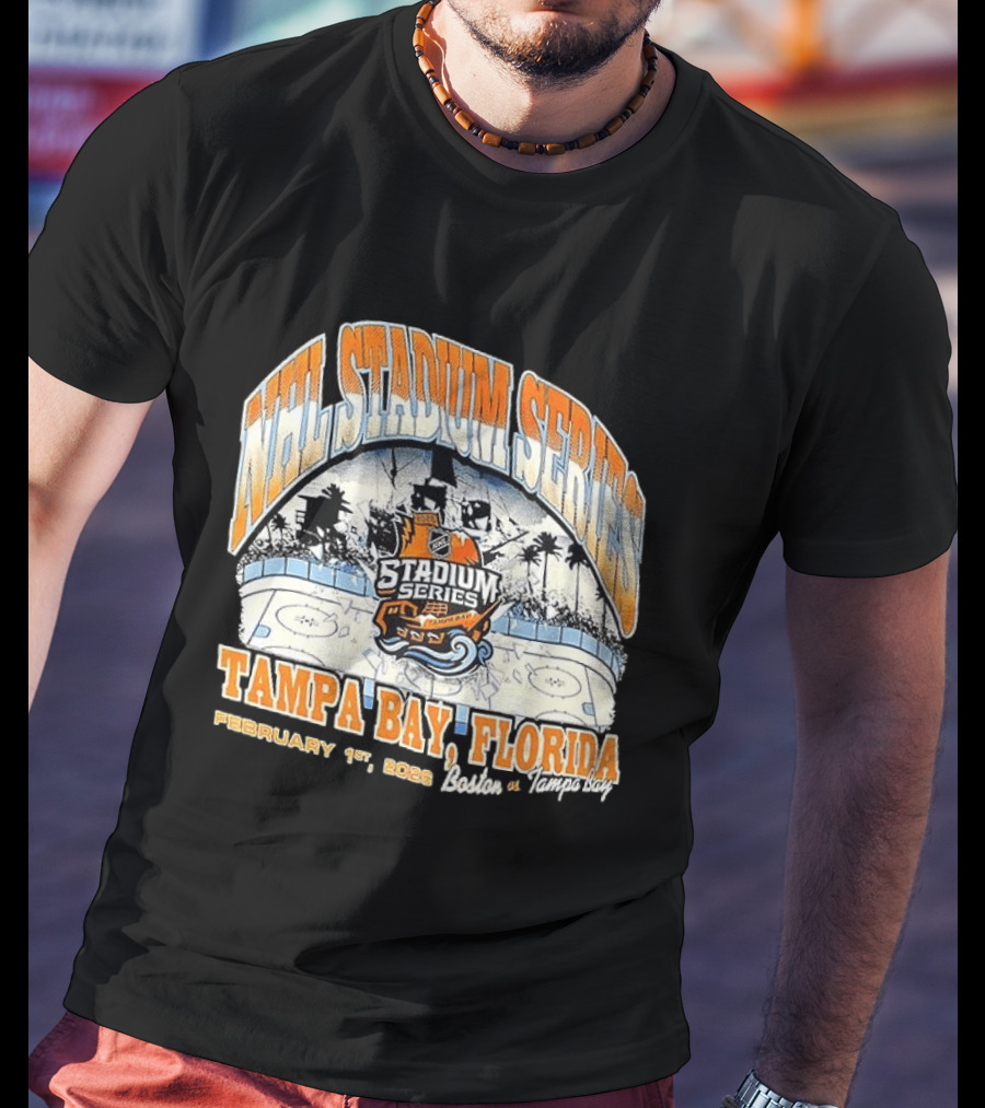 NHL Stadium Series Tampa Bay Florida 2026 Boston Vs Tampa Bay February 1st T-Shirt