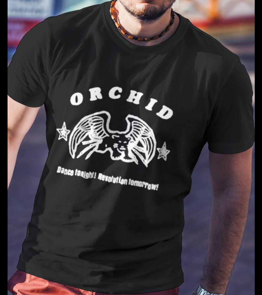 Orchid Wings Stars Dance Tonight Revolution Tomorrow T-Shirt
