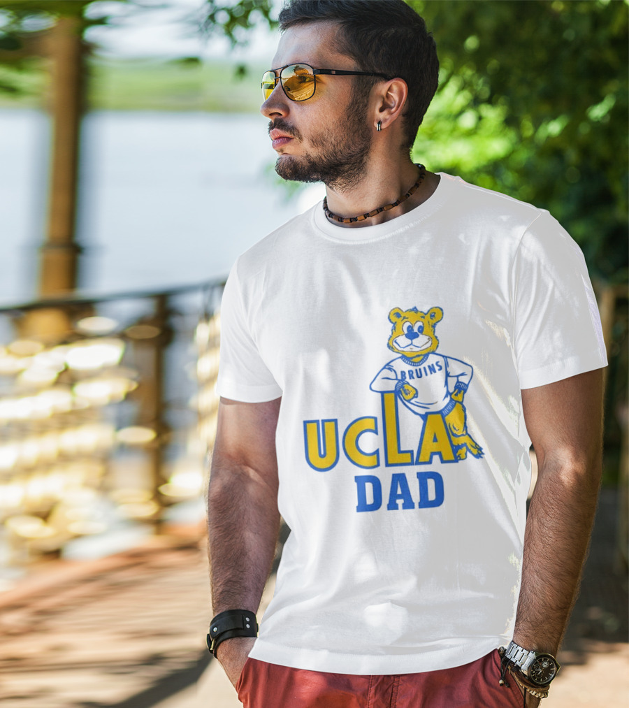 UCLA Dad Bruins Bear Mascot Official Mark Cuban T-Shirt