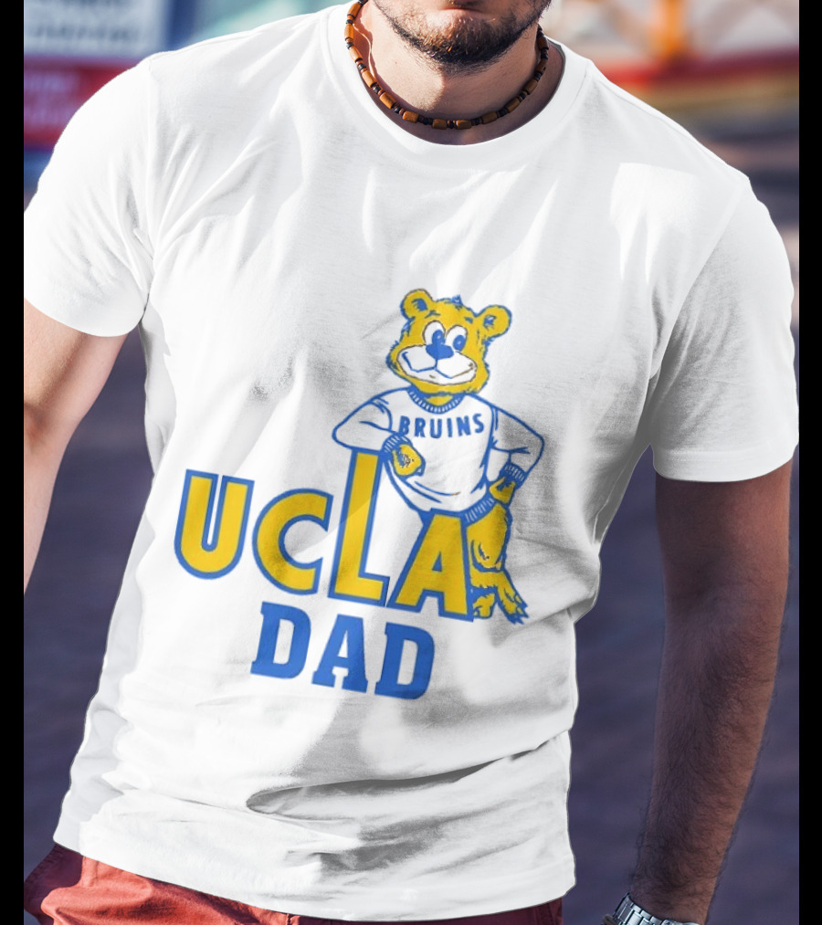 UCLA Dad Bruins Bear Mascot Official Mark Cuban T-Shirt