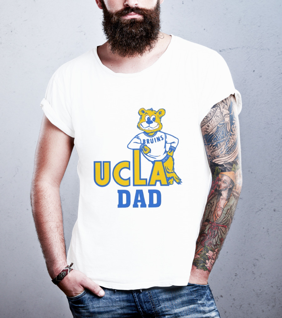UCLA Dad Bruins Bear Mascot Official Mark Cuban T-Shirt