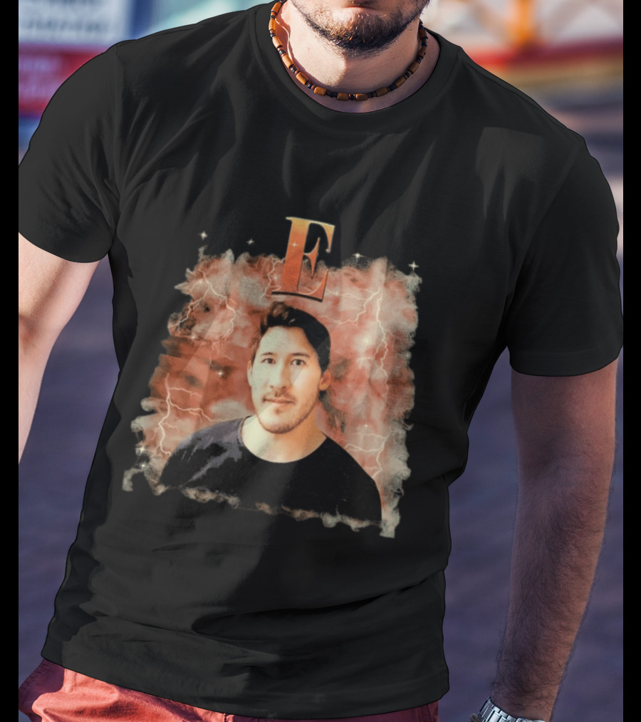 Iron Lung Movie Markiplier E Face Lightning T-Shirt