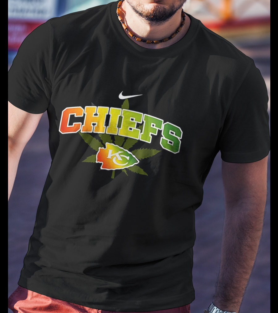 Kansas City Chiefs One Love Nike Chiefs Leaf T-Shirt