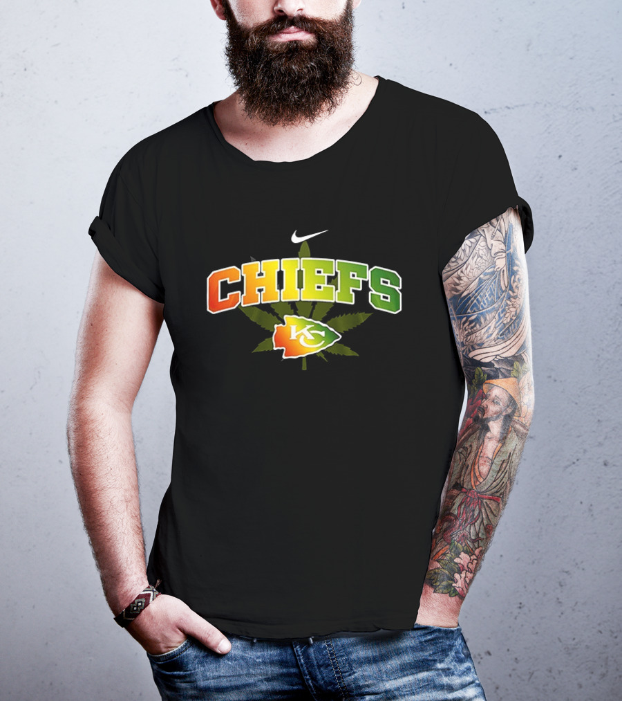 Kansas City Chiefs One Love Nike Chiefs Leaf T-Shirt