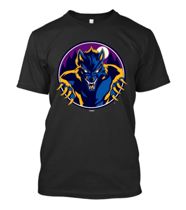 Michigan Dogmen Bimm Ridder Wolf Moon Forest Clawing Beast T-Shirt