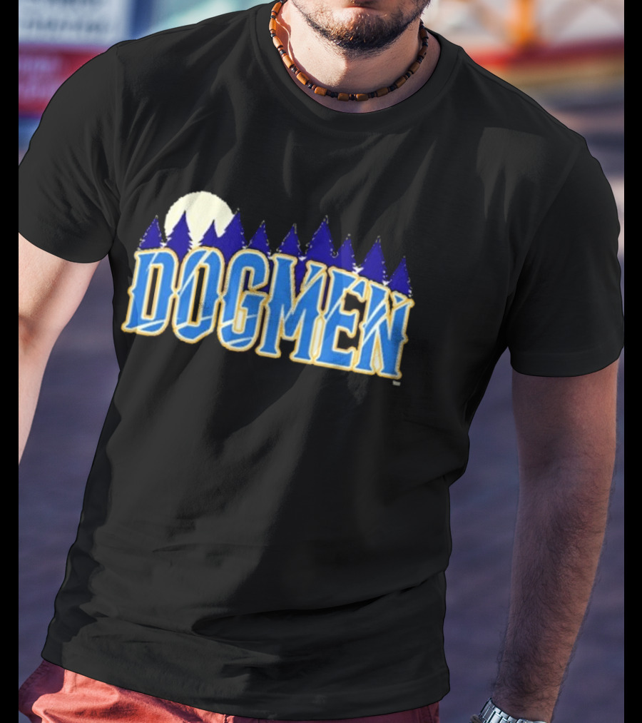 Michigan Dogmen Midnight Forest Wordmark T-Shirt