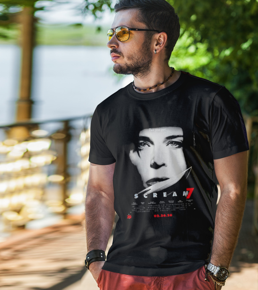 Scream 7 Face Your Past February 26 2026 T-Shirt
