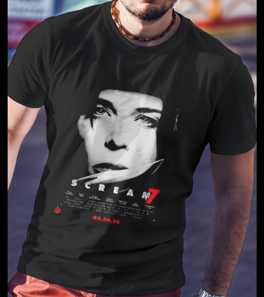 Scream 7 Face Your Past February 26 2026 T-Shirt