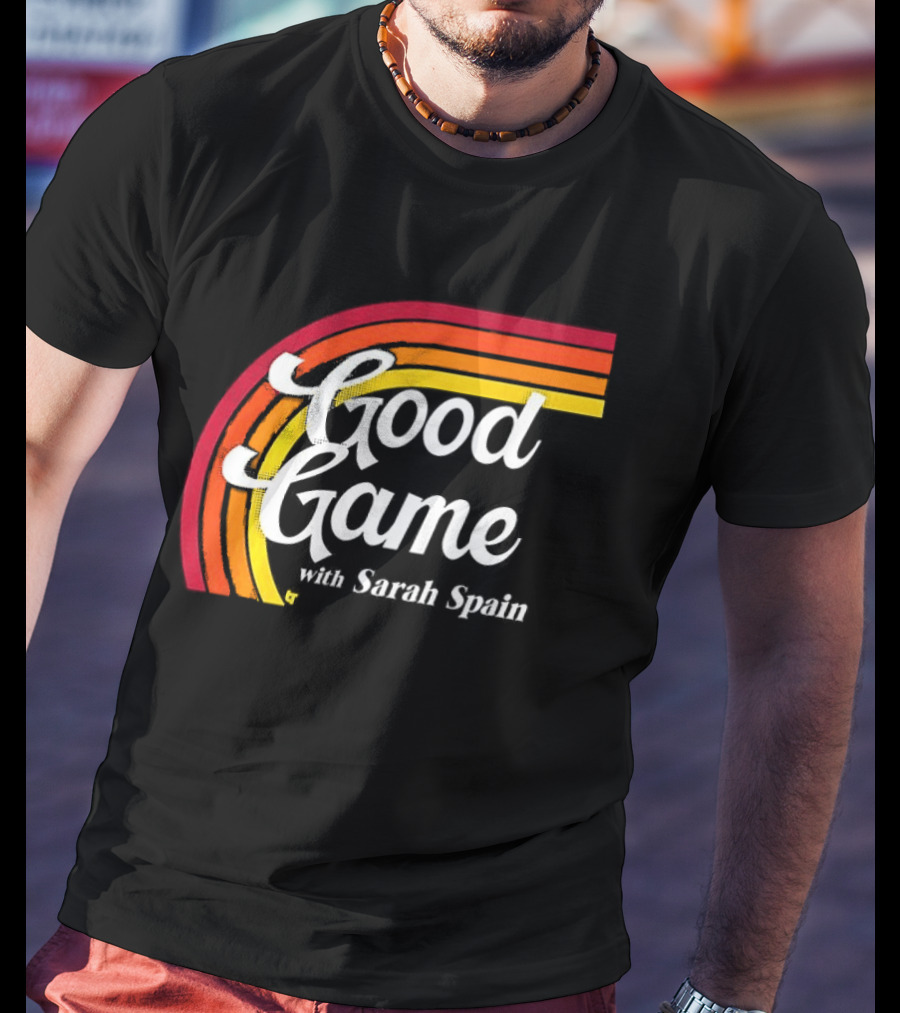 Good Game With Sarah Spain Vintage Rainbow T-Shirt