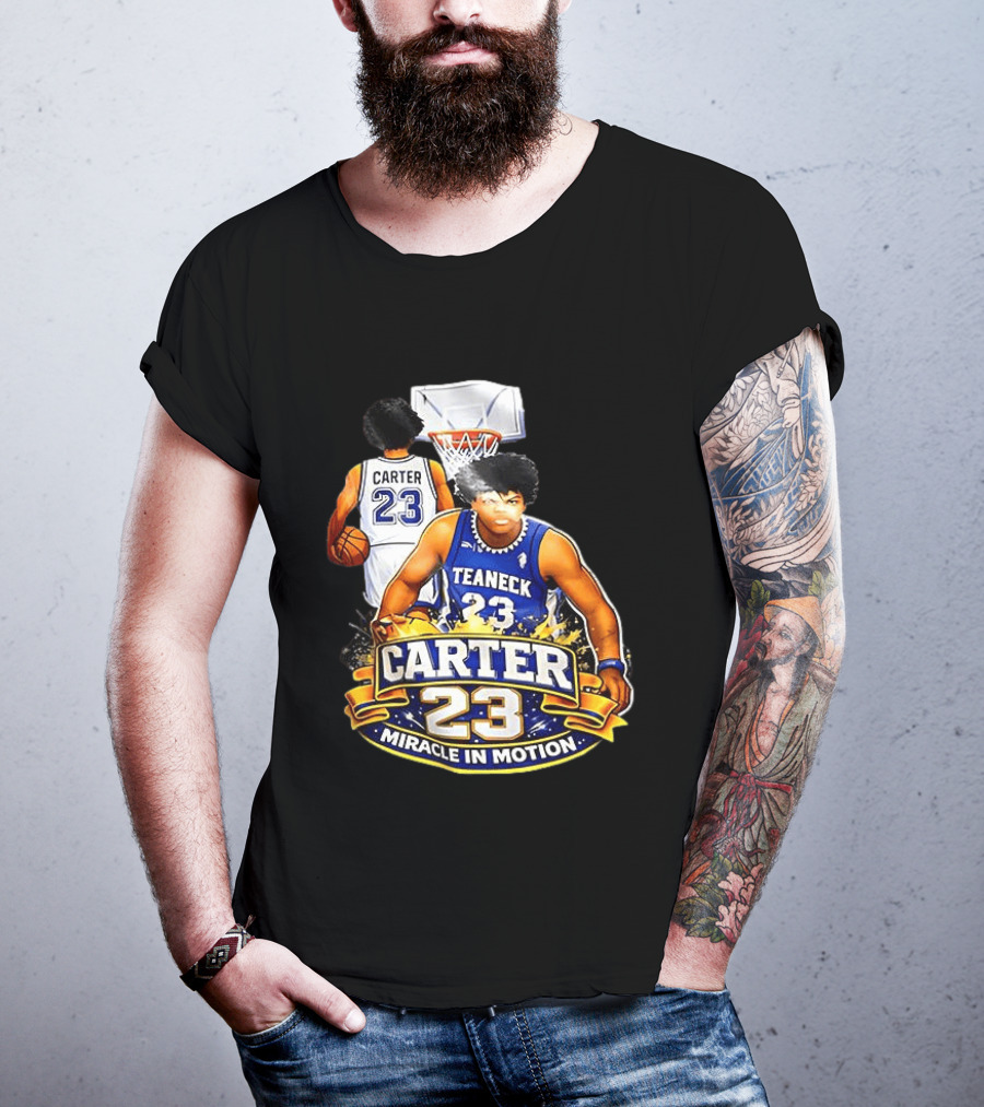 Carter 23 Teaneck Basketball Miracle In Motion T-Shirt