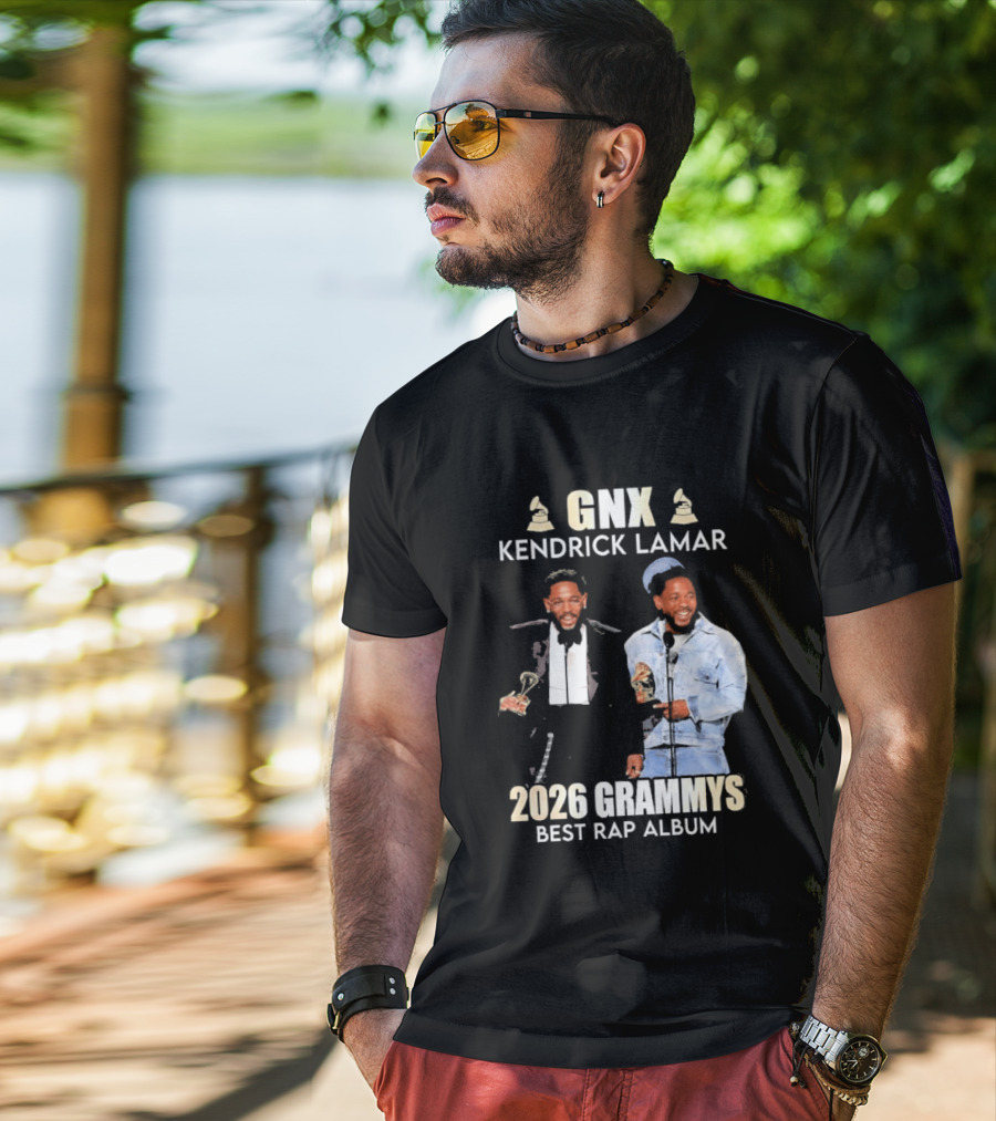 Kendrick Lamar GNX 2026 Grammys Best Rap Album T-Shirt