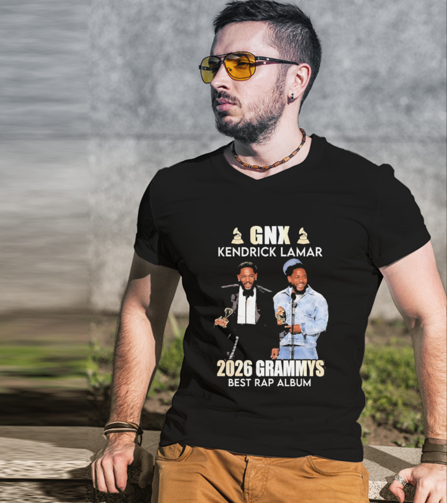 Kendrick Lamar GNX 2026 Grammys Best Rap Album T-Shirt