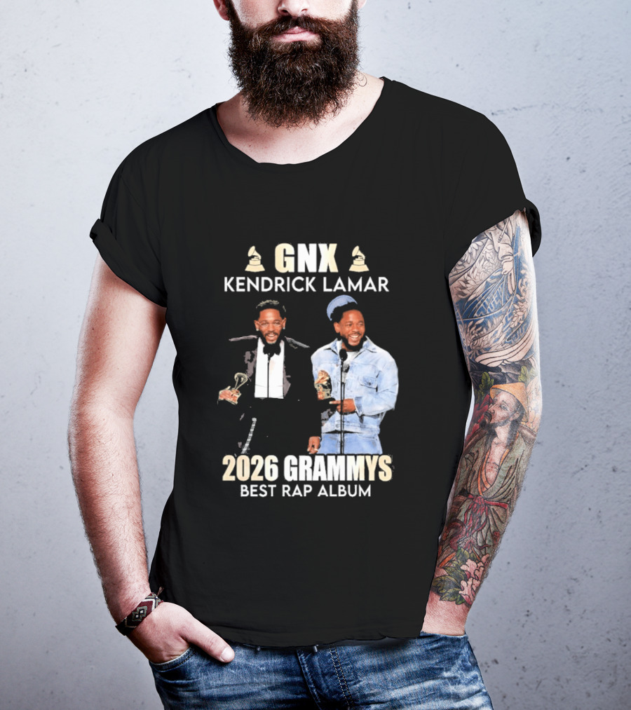 Kendrick Lamar GNX 2026 Grammys Best Rap Album T-Shirt