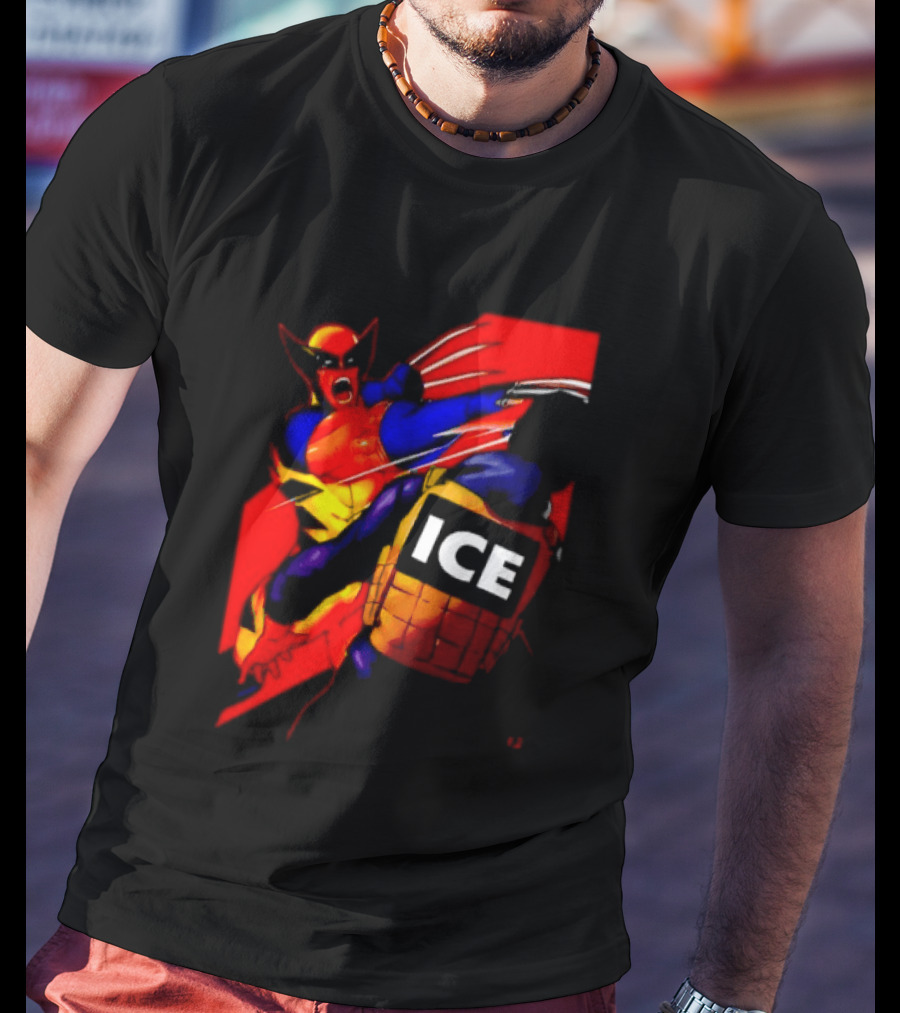 Wolverine Fuck ICE Forever And Always Claws Action T-Shirt