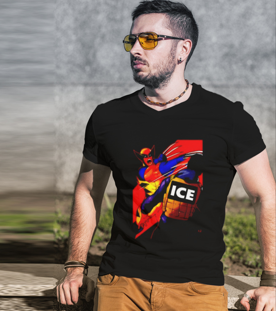 Wolverine Fuck ICE Forever And Always Claws Action T-Shirt