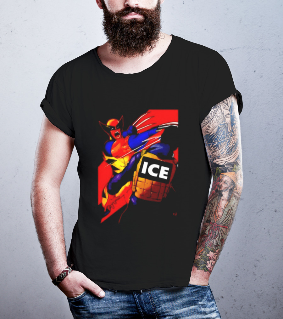 Wolverine Fuck ICE Forever And Always Claws Action T-Shirt