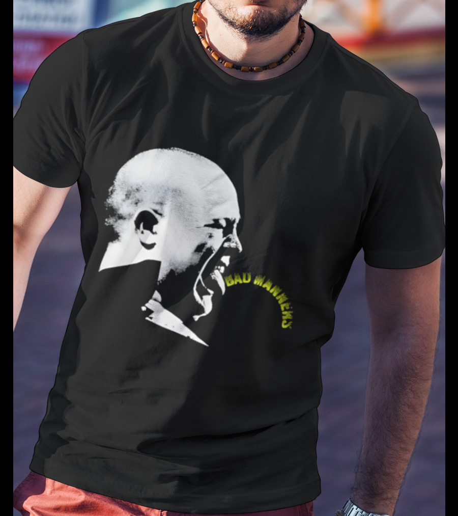 Bad Manners Buster Bloodvessel Tongue Out Profile T-Shirt