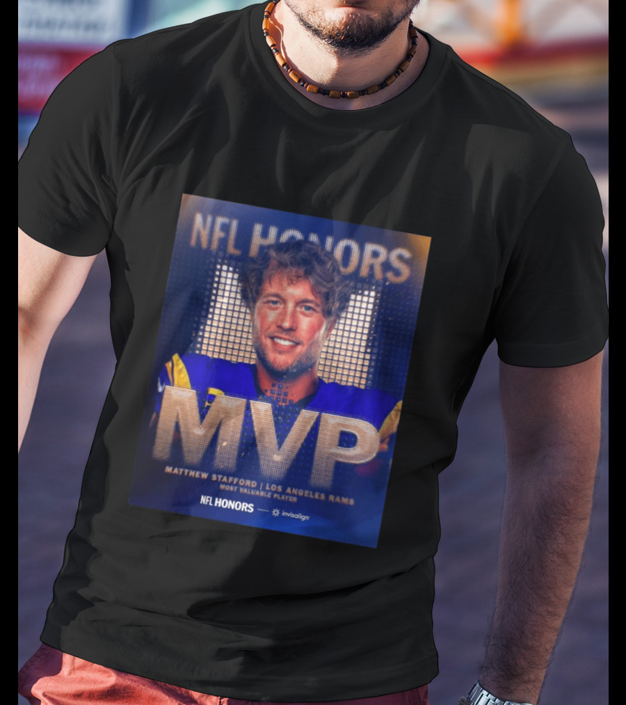 Matthew Stafford NFL Honors MVP Los Angeles Rams Most Valuable Player 2025 T-Shirt