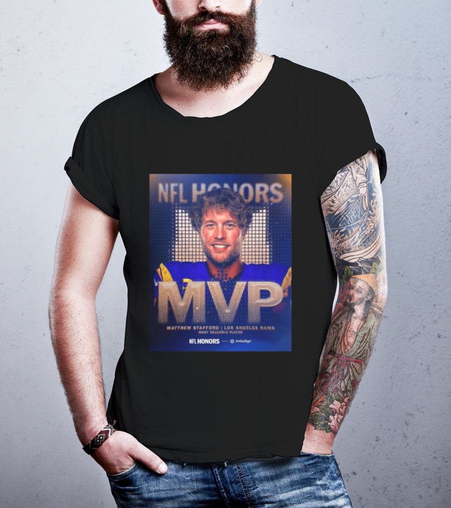 Matthew Stafford NFL Honors MVP Los Angeles Rams Most Valuable Player 2025 T-Shirt